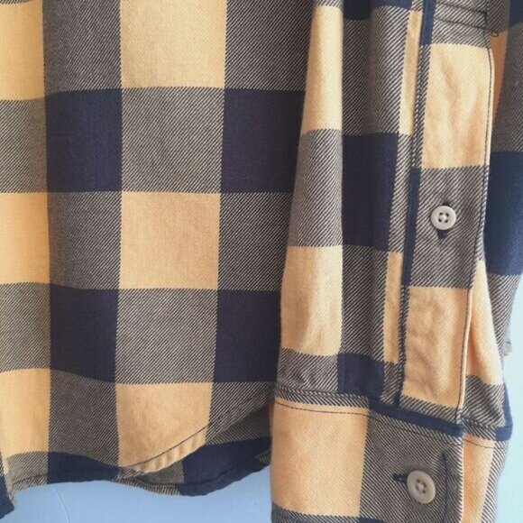 ABERCROMBIE & FITCH Slim Fit Buffalo Check Button Down Casual Shirt Men's Sz M - Picture 6 of 13